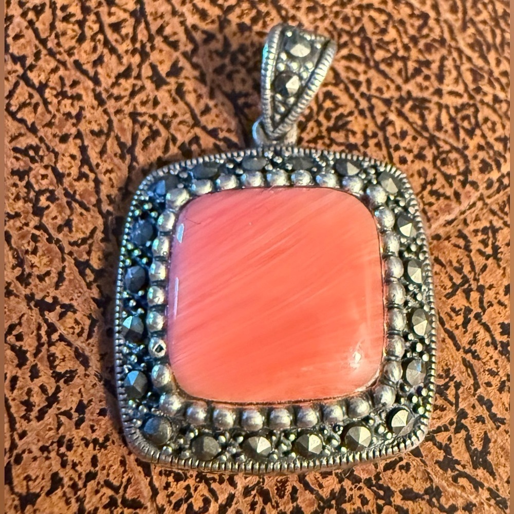 Sterling silver Spiny Oyster Pendant